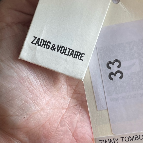 NWT Zadig & Voltaire Women’s Timmy Tomboy Blouse- Kaki Green - Picture 7 of 10